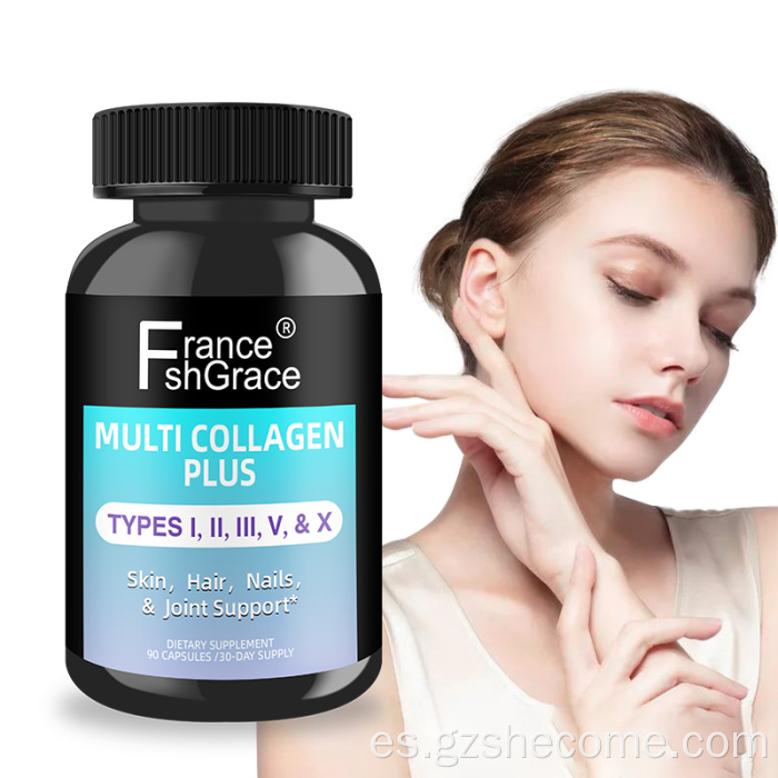 El colágeno es compatible con suplementos de colágeno de piel saludables para el cabello